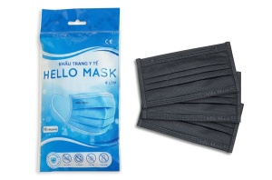 KHẨU TRANG Y TẾ HELLO MASK ( 4 LỚP - DẠNG TÚI 10 CÁI )